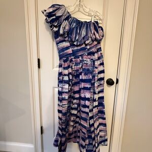 Sika Blue and Pink Fabric